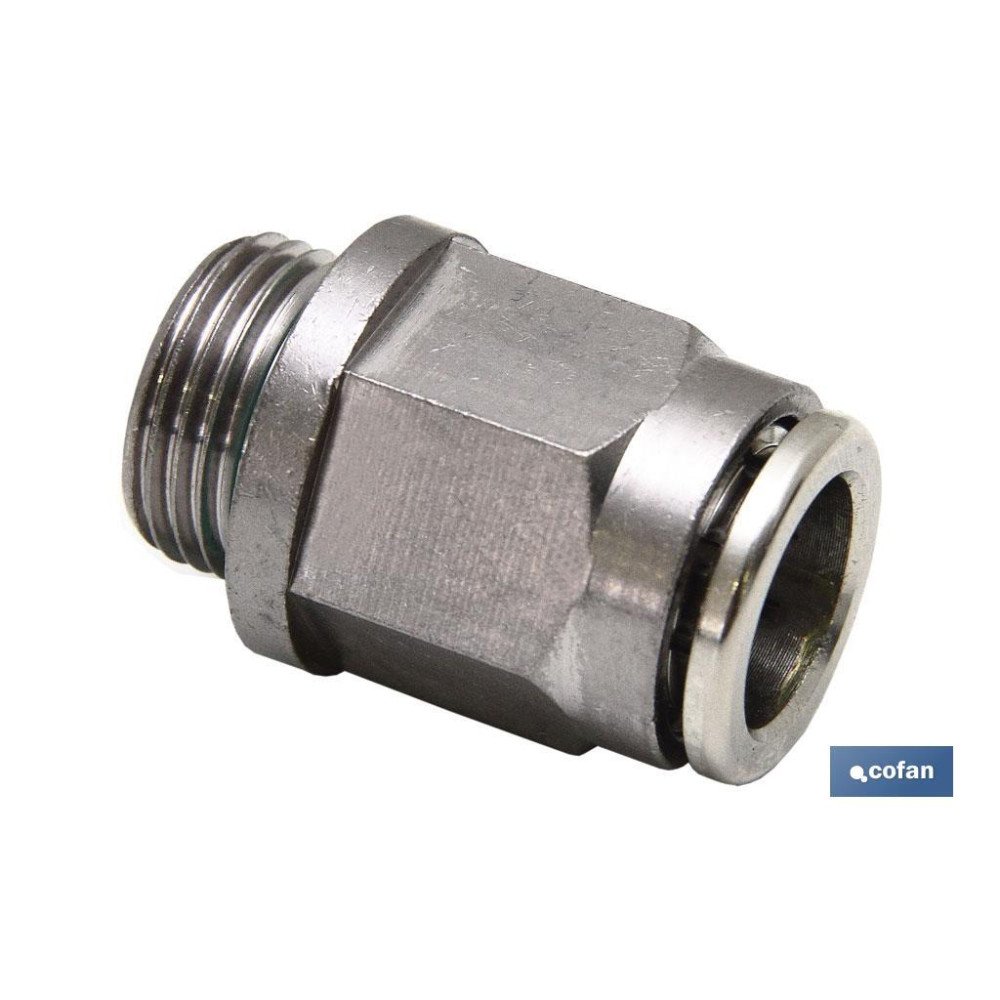 RECTO MACHO CILÍNDRICO TEA T-6 R-1/4 (PACK: 1 UDS)
