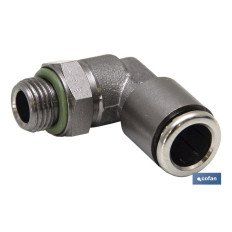 CODO MACHO CILÍNDRICO GIRATORIO TEA T-12 R-1/4 (PACK: 1 UDS)