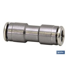 UNIÓN RECTA TUBO-TUBO TEA M-8 (PACK: 1 UDS)