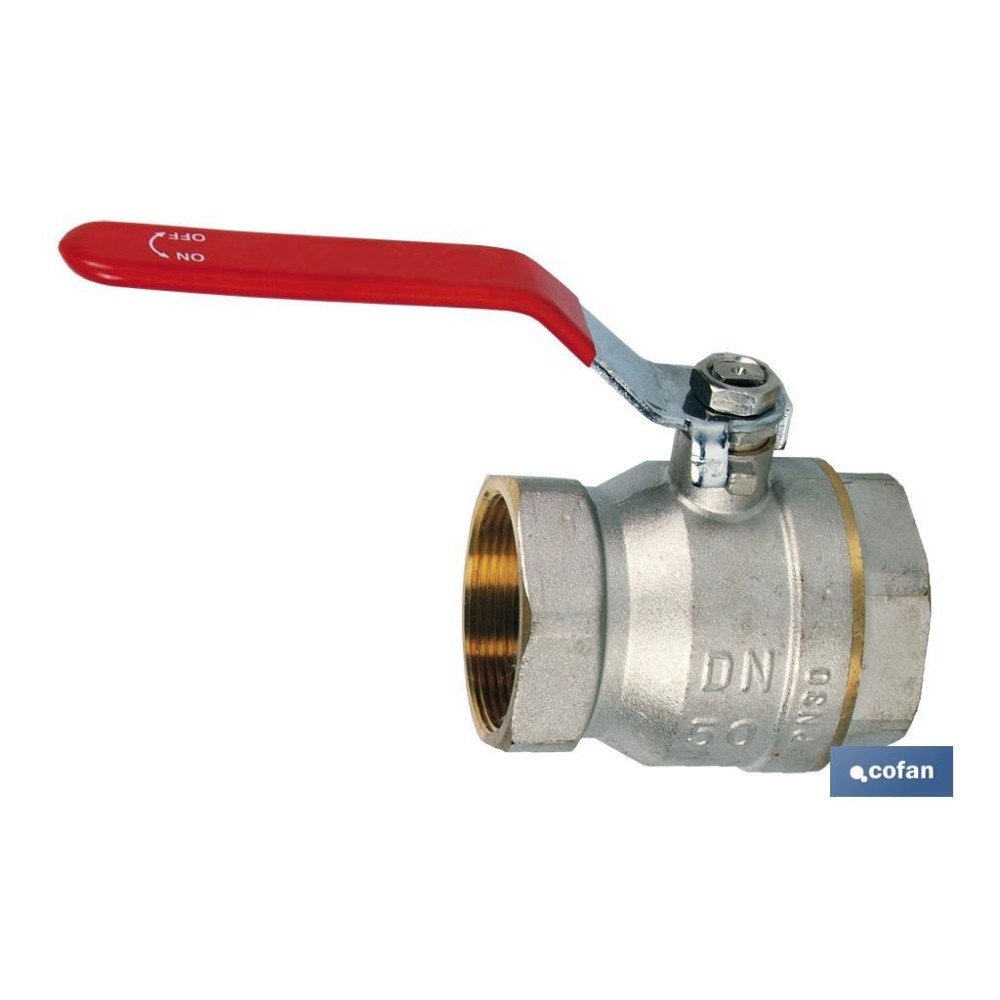VALVULA BOLA DE PASO TOTAL (H - H) R-3/8 (PACK: 1 UDS)