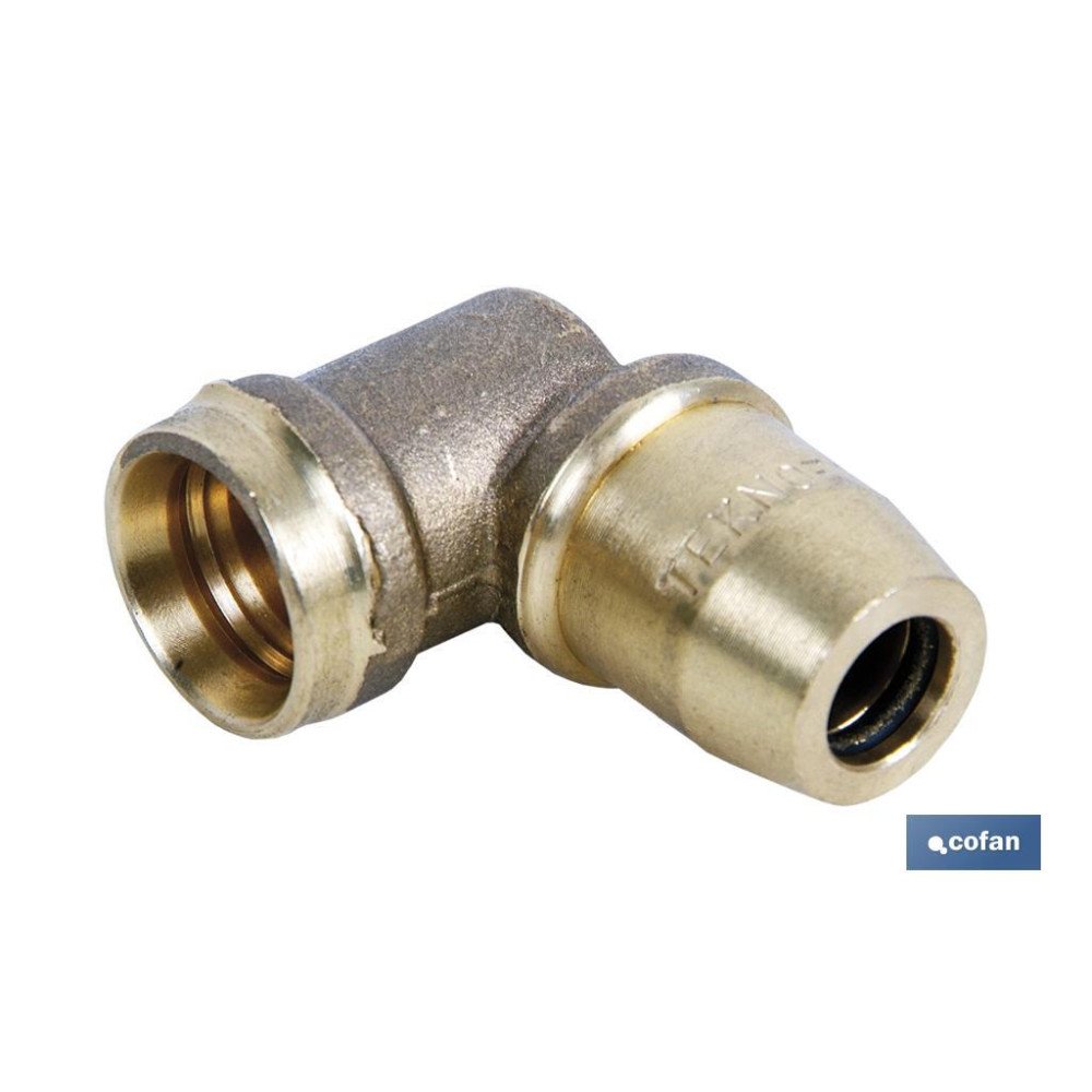 CODO CONECTOR 90º R P5 TUBO 16X2 (PACK: 1 UDS)