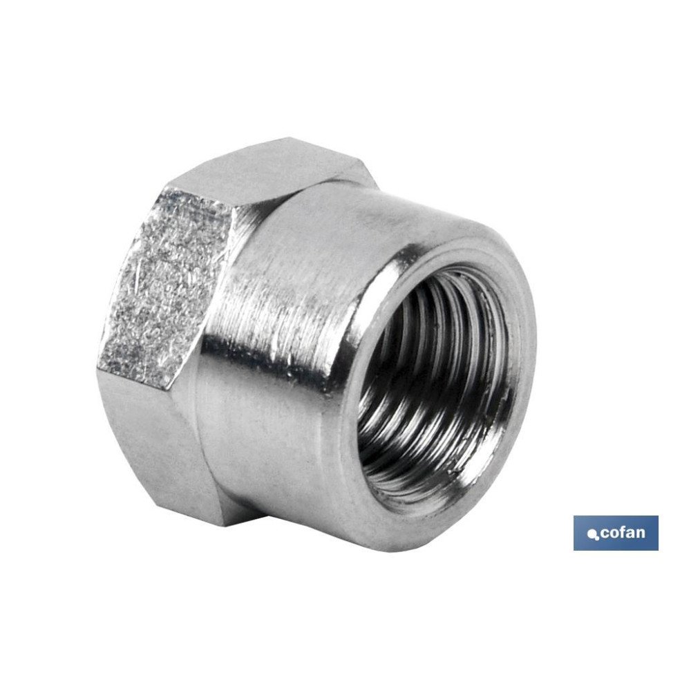 TAPON HEX. ROSCA HEMBRA R-1/4 (PACK: 5 UDS)