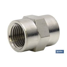 MANGUITO H-H LATÓN NIQUELADO R-1/4 (PACK: 1 UDS)