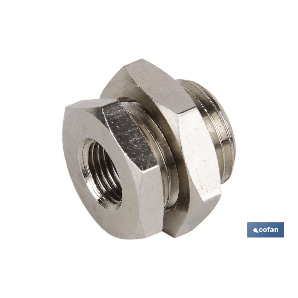 PASATABIQUES LATÓN NIQUELADO M-5 M-10X1 (PACK: 1 UDS)
