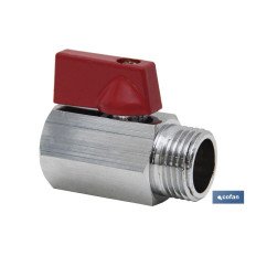 VÁLVULA ESFERA HEXAGONAL M-H R-3/4 (PACK: 1 UDS)