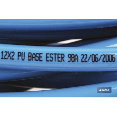 CAJA 25MT TUBO POLIURETANO AZUL 4X6 (PACK: 1 UDS)