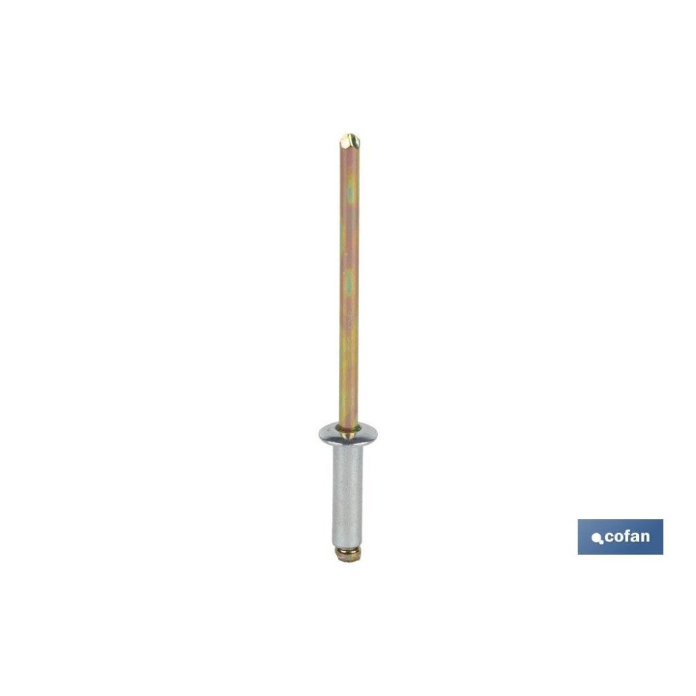 REMACHE ACERO  4 X 6 MM (PACK: 1000 UDS)