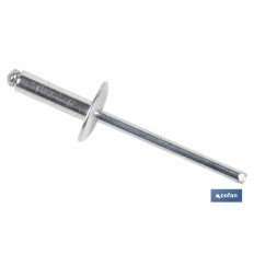 REMACHE ALUMINIO ALA ANCHA D-14  4,8 X 18 MM (PACK: 250 UDS)