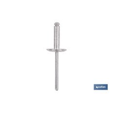 REMACHE ALUMINIO ALA ANCHA D-16  4,8 X 16 MM (PACK: 250 UDS)