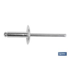 REMACHE ALUMINIO ALA ANCHA D-16  4,8 X 16 MM (PACK: 250 UDS)