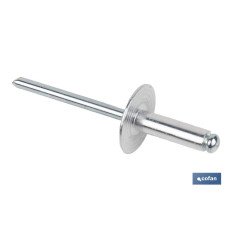 REMACHE ALUMINIO ALA ANCHA D-16  4,8 X 16 MM (PACK: 250 UDS)
