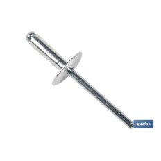 REMACHE ALUMINIO ALA ANCHA D-16  4,8 X 16 MM (PACK: 250 UDS)