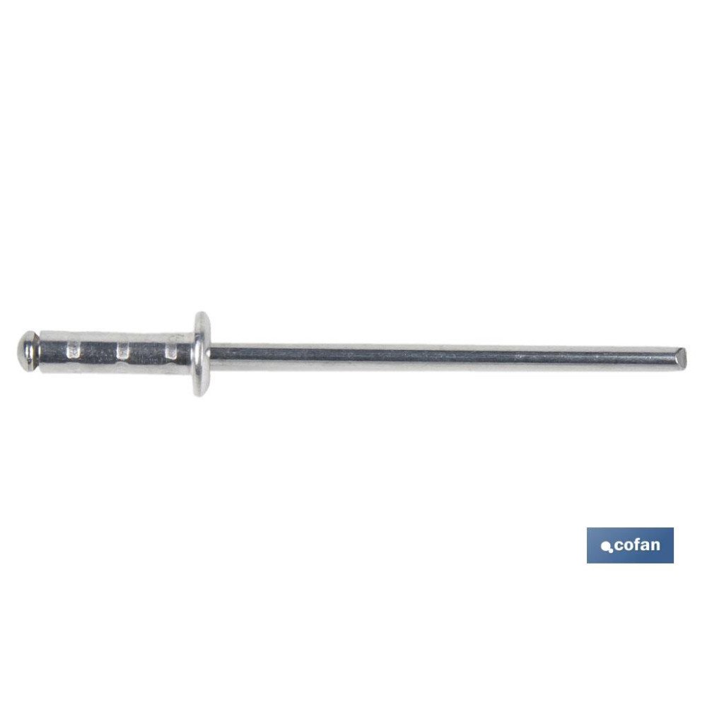 REMACHE ALUMINIO MULTIGRIP 3,2 X 08 MM (PACK: 1000 UDS)
