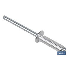 REMACHE ALUMINIO RANURADO 4,8 X 10 MM (PACK: 500 UDS)