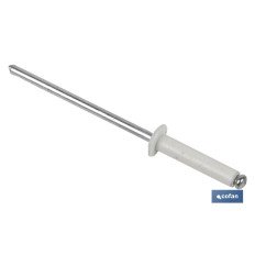 REMACHE ALUMINIO NORMAL BLANCO 3.2 X 8 MM (PACK: 1000 UDS)