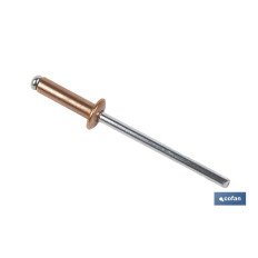 REMACHE COBRE ACERO 4,8 X 14 MM (PACK: 500 UDS)