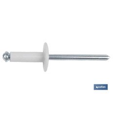 REMACHE FLOR ALA ANCHA 4 X 20 MM BLANCO (PACK: 500 UDS)