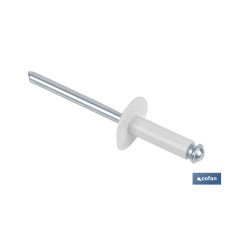 REMACHE FLOR CABEZA ANCHA BLANCO 4,8 X 16 MM (PACK: 250 UDS)