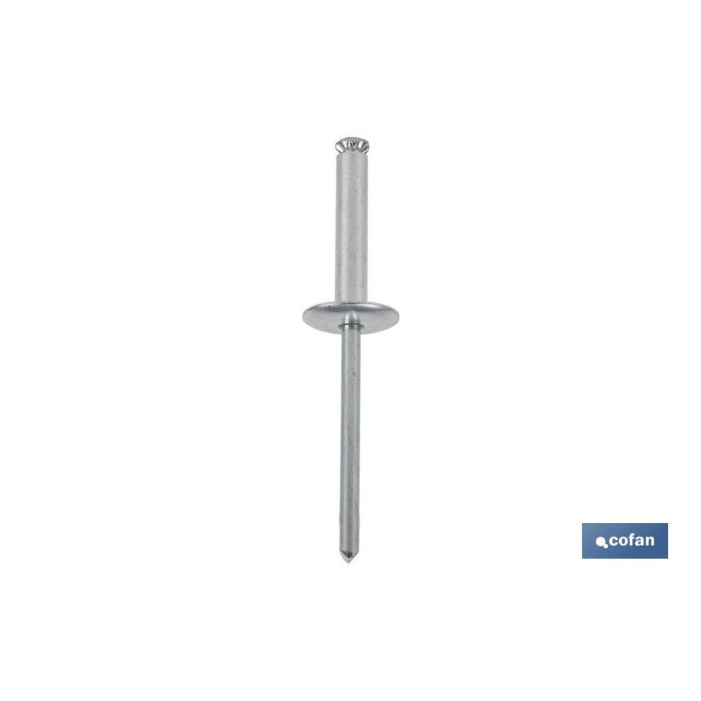 REMACHE FLOR CABEZA ANCHA 4,8 X 20 MM (PACK: 250 UDS)