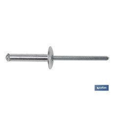 REMACHE FLOR CABEZA ANCHA 4,8 X 25 MM (PACK: 250 UDS)
