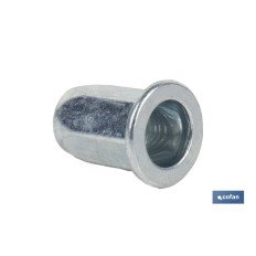 TUERCAS REMACHABLES HEXAGONAL ANCHAS ACERO M8 (PACK: 250 UDS)