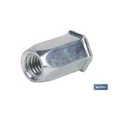 TUERCAS REMACHABLES HEXAGONAL CABEZA REDUCIDA ACERO M4 (PACK: 1000 UDS)