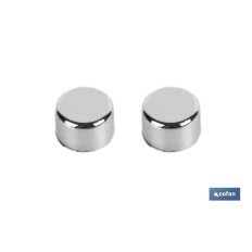SET DE 2 PCS. PARA SANITARIO WC TACO LARGO 6 X 80 MM INOX. (PACK: 1 UDS)