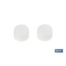 SET DE 2 PCS. PARA SANITARIO WC TACO LARGO 6 X 80 MM INOX. (PACK: 1 UDS)
