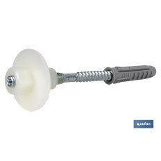 SET DE 2 PCS. PARA LAVABO 8 X 100 MM TUERCA DE NYLON (PACK: 1 UDS)