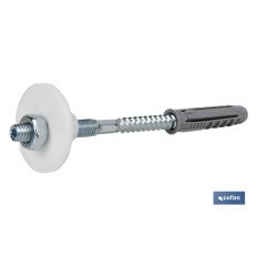 SET DE 2 PCS. PARA LAVABO 8 X 100 MM TUERCA DE HIERRO (PACK: 1 UDS)