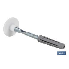 SET DE 2 PCS. PARA LAVABO 8 X 100 MM TUERCA DE HIERRO (PACK: 1 UDS)