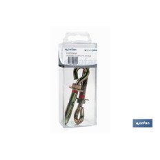 BLÍSTER DE 2 UDS. TACO DE METAL ANILLA 6/8X45 VENTA UNITARIA (PACK: 1 UDS)