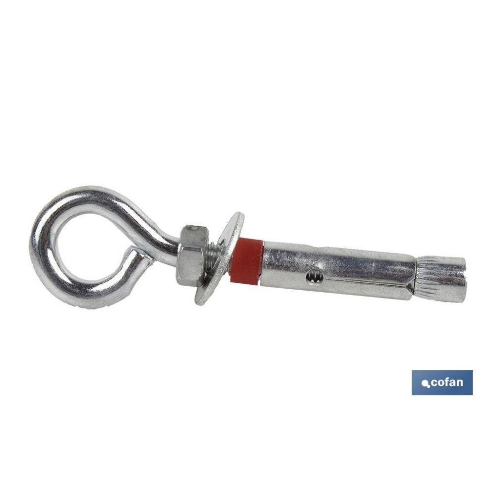 ANCLAJE METALICO C/ARGOLLA 8/11X60 (PACK: 80 UDS)