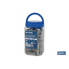 TACO GOLPE CON COLLARÍN AVELLANADO 6 X 40 BOTE DE 500 UDS. (PACK: 1 UDS)