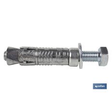 ANCLAJE ZAMAK HPM M-10x70 CON TORNILLO 8.8 (PACK: 40 UDS)