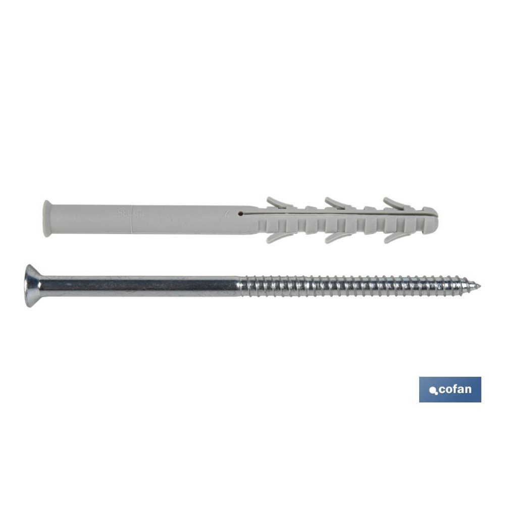TACO LARGO DE GOLPE CON TORNILLO TORX Ø10 X 100 MM (PACK: 50 UDS)