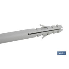 TACO LARGO DE GOLPE CON TORNILLO POZIDRIVE Ø10 X 115 MM (PACK: 50 UDS)