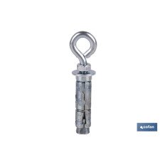 ANCLAJE ZAMAK HPM M6 X 45 CON ARGOLLA (PACK: 50 UDS)