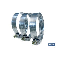 ABRAZADERA METÁLICA BANDA 9mm  40-60 (PACK: 100 UDS)