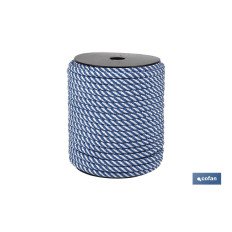 CARRETE CUERDA TR. HELICO. 14MM 100 MTS BCO/AZUL (PACK: 1 UDS)
