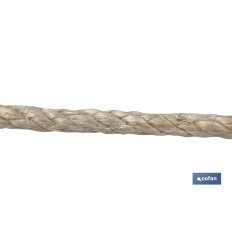 CUERDA SISAL 4 CABOS 6 MM 100 MTS NATURAL (PACK: 1 UDS)