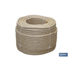 CUERDA SISAL 4 CABOS 10 MM 100 MTS NATURAL (PACK: 1 UDS)