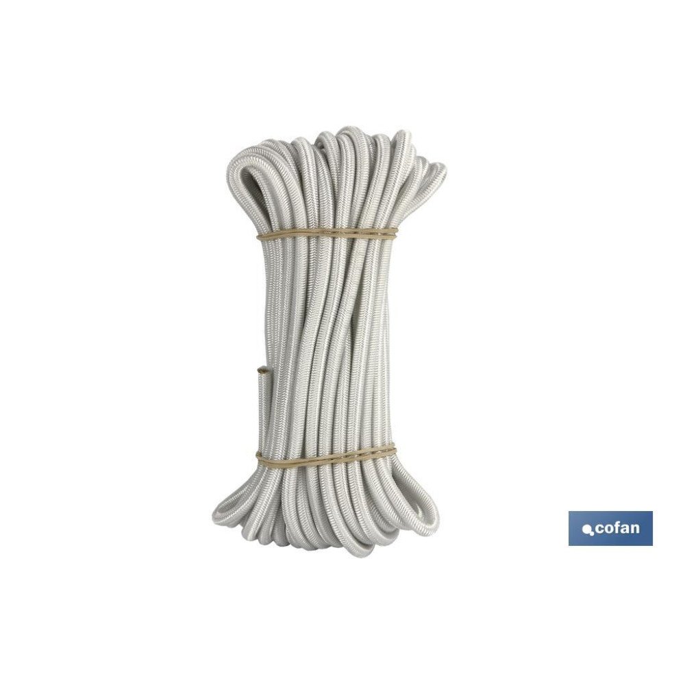 MADEJA CUERDA ELÁSTICA 10MM 10M BLANCO (PACK: 1 UDS)