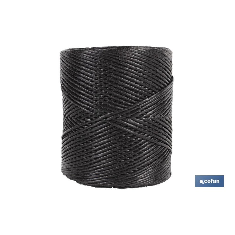 BOBINA HILO RAFIA/ 600 750 GRS NEGRO (PACK: 1 UDS)