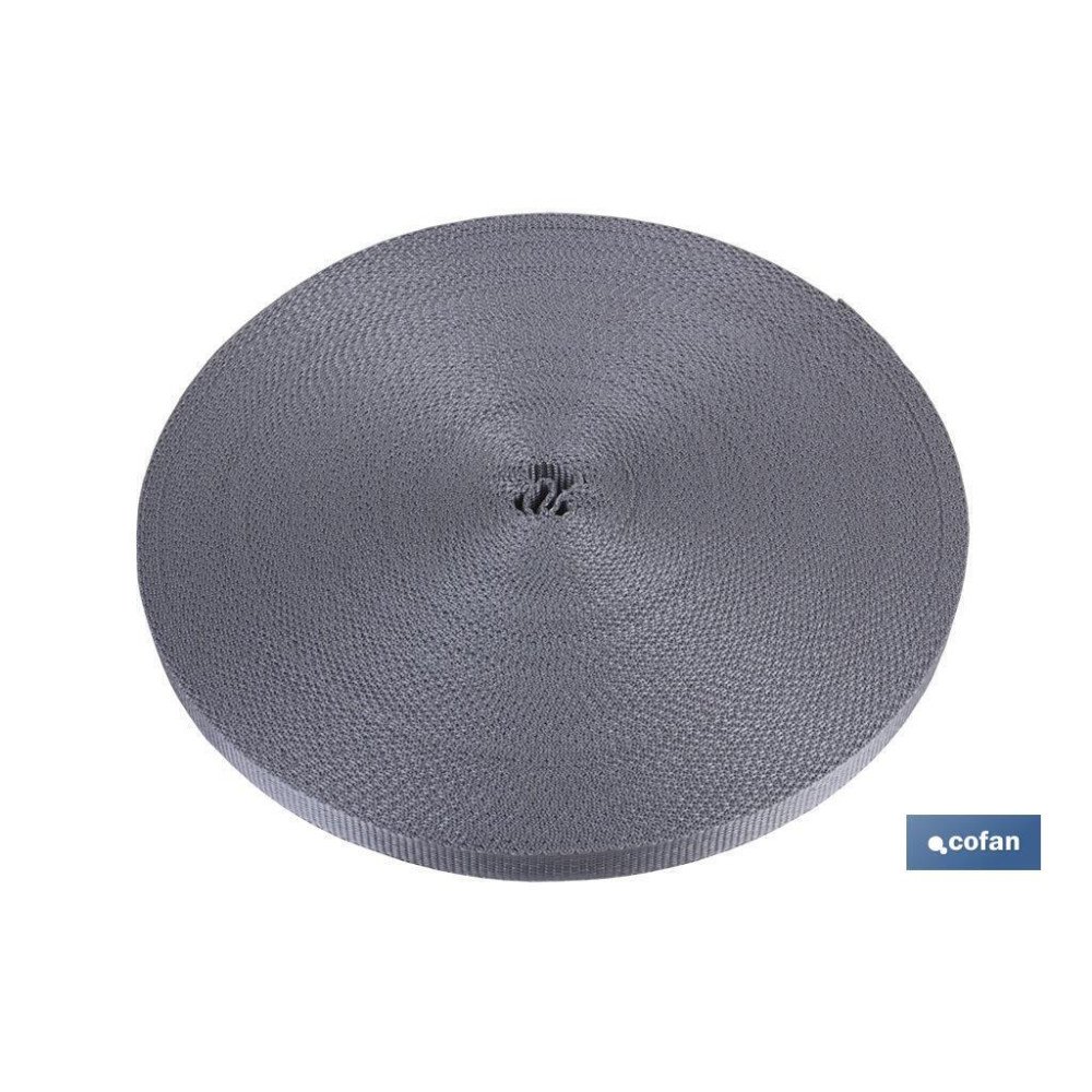ROLLO CINTA PERSIANA  14MM X 50 M. GRIS (PACK: 1 UDS)