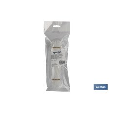 MADEJA CUERDA PLÁSTICO 5MM 10M BLANCO (PACK: 1 UDS)