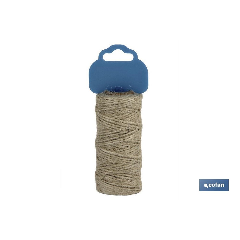 BOBINA HILO YUTE Nº2 1,5MM 100G NATURAL (PACK: 1 UDS)