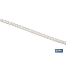 ROLLO GRANDE CORDÓN POLIÉSTER REFORZADO 5 MM 200 M BLANCO (PACK: 1 UDS)