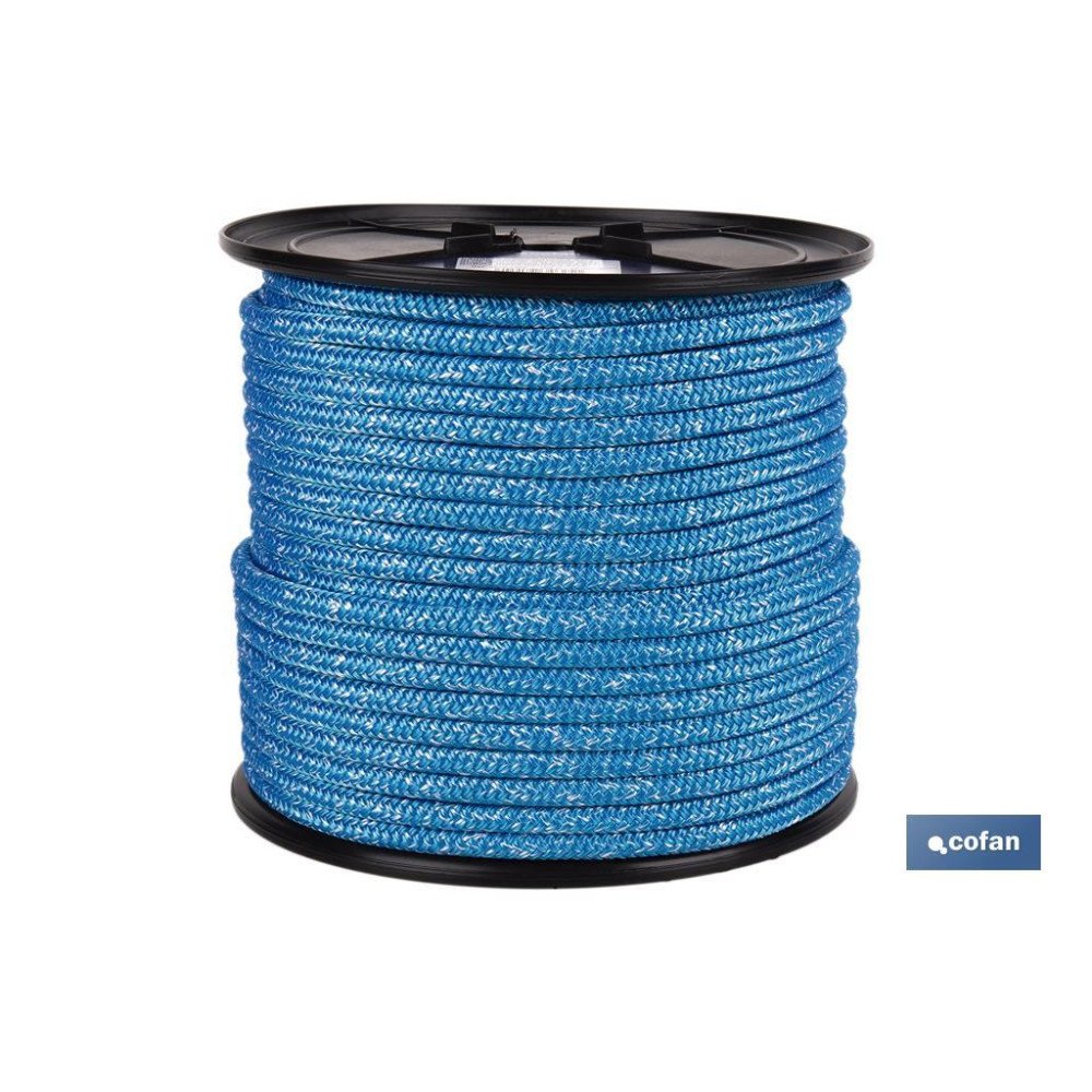 CARRETE DRIZA NÁUTICA 8 MM 200 M AZUL (PACK: 1 UDS)