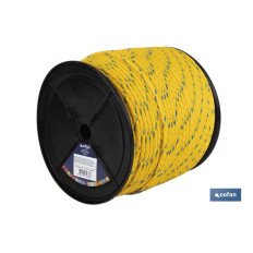 CARRETE CUERDA NÁUTICA MULTIUSOS 10 MM 100 M AMARILLO/AZUL (PACK: 1 UDS)